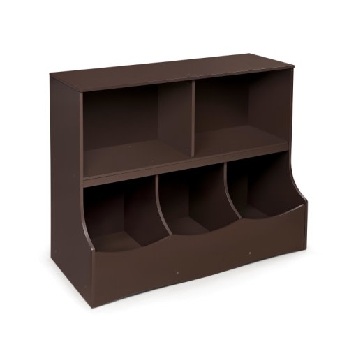 Multi-Bin Storage Cubby - Espresso - Badger Basket