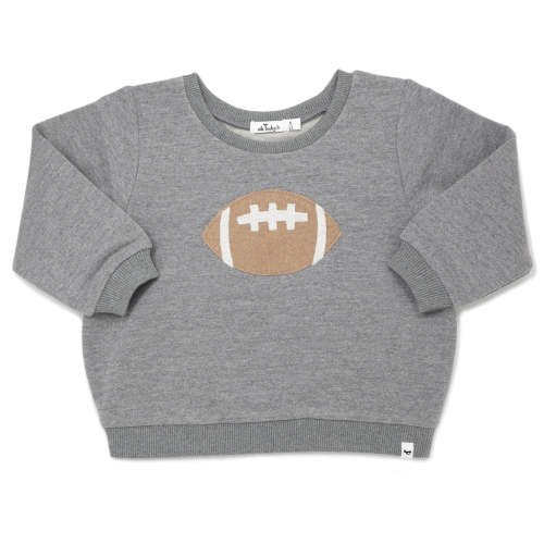 oh baby! Brooklyn Boxy Football Sweatshirt in 6-12 Months & 2 Year
