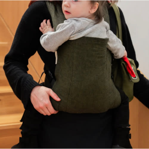 Grove Lark Baby Carrier | Dark Green Soft Structured Carrier | hope&plum