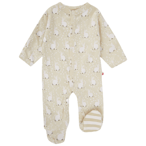 Piccalilly - Footed Sleepsuit - Cotton Tail