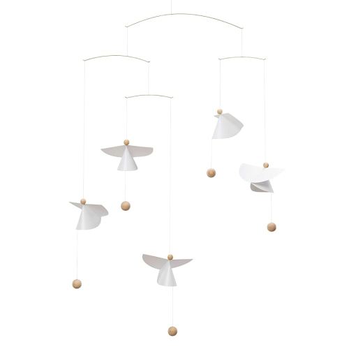Guardian Angels Hanging Mobile - 26 Inches Handmade in Denmark by Flensted