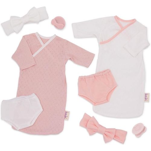 LullaBaby Baby Doll Clothing Set Blanket Sleepers Pacifier Accessories
