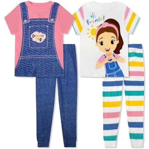 Ms. Rachel Kids Pajama Set - 2 Piece Cozy Girls Boys Pjs, Short Sleeve & Shorts Matching For Toddler Kids - Official Product