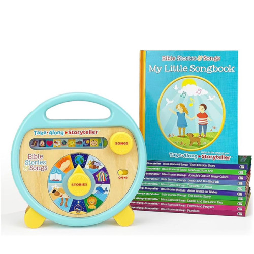 Bible Stories and Songs Interactive Electronic Take Along Storyteller with 11 Books (Little Sunbeams)