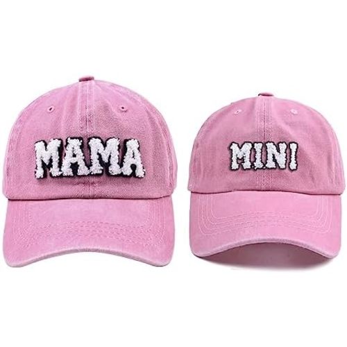 Mama and Mini Hats, Mommy and Me Hat, Mother Daughter Cap, Mom and Baby Matching Gift, Parent-Child Baseball Cap Set