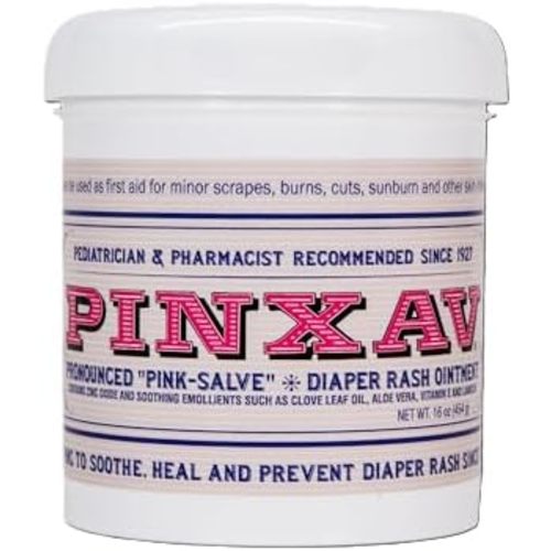 PINXAV Healing Cream, Fast Relief for Diaper Rash, Eczema, Chafing, Bed Sores, Acne, and Minor Cuts and Burns (16 OZ)