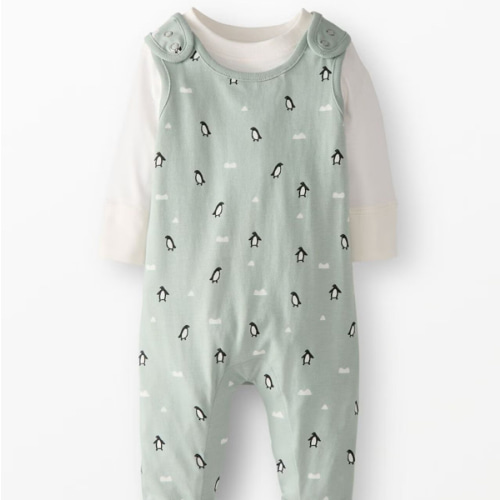 Baby Long Sleeve T-Shirt & Overalls Set | Hanna Andersson