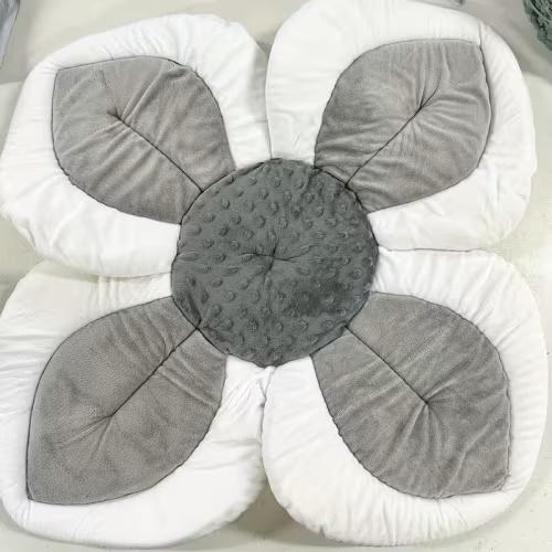cute cartoon flower bath mat babies bathing pouch seat - Temu
