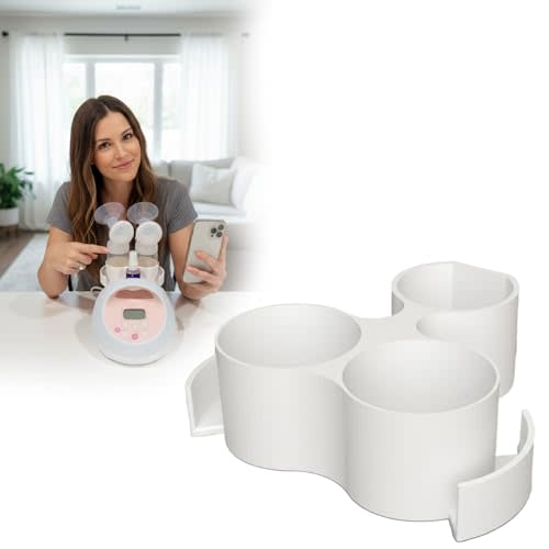 Bottle & Hose Holder for Spectra S1 Plus /S2 Plus (D-Shaped Hole), Compatible with Spectra Breast Pumps, Organize and Simplify Your Pumping Journey, Ideal Gift for New Moms