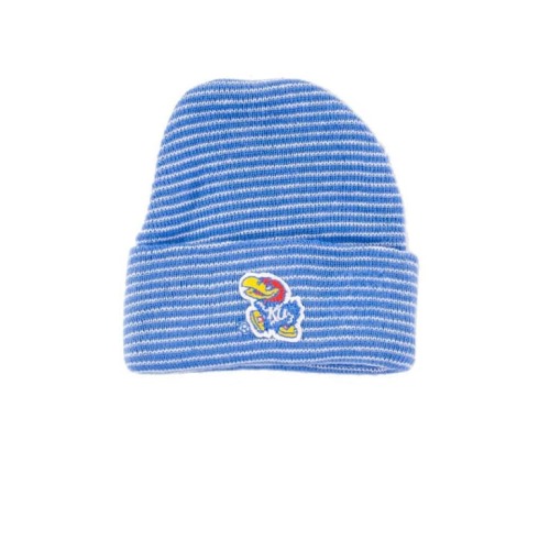 Kansas Jayhawks ROYAL Infant Cuffed Newborn Knit Hat - 1019150