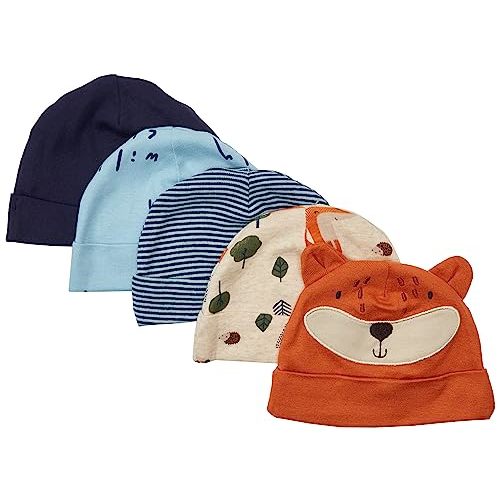 Gerber Baby-Girls 5-Pack Caps