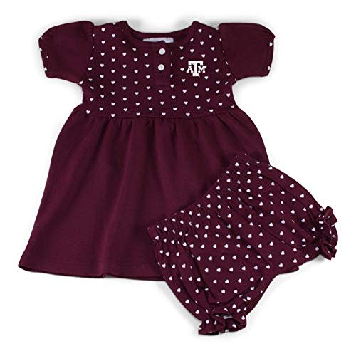 Two Feet Ahead Baby Girl Hearts Dress with Bloomers Shorts for Newborn Baby