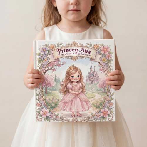 Personalized Big Sister Book, Sibling Gift for Girls, New Baby Announcement Gift, Personalized Book for Children, Custom Children's book