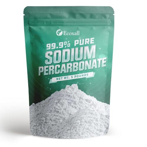 Sodium Percarbonate, 99.9% Pure Oxygen Bleach Powder, Laundry Stain Remover, Whitener, and Detergent Booster, Dishwasher Cleaner and Deodorizer, 5 lbs (80 oz), Pack of 1