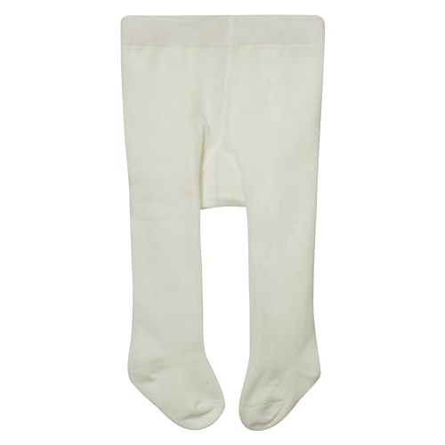 Baby Girls Tights White Thick Leggings Stockings Cotton Pantyhose for Newborn Infant Toddler 1Pack