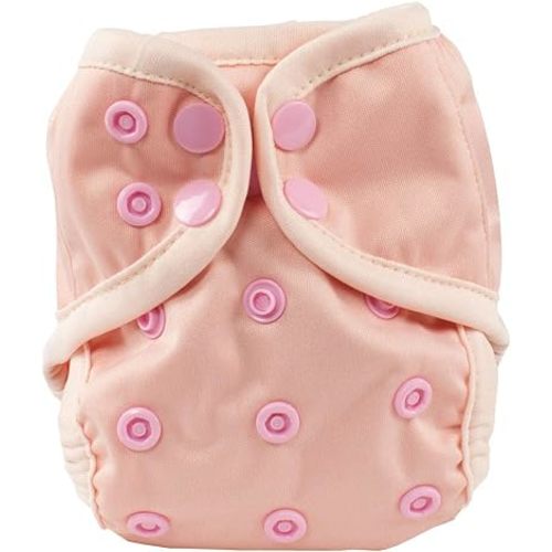 OsoCozy Newborn Reusable Cloth Diaper Covers - Adjustable Snap Fit & Double Leg Gussets for Baby Boys & Girls from 6-12 Pounds. Use with Prefold, Flat or Fitted Cloth Diapers or Snap-in Inserts