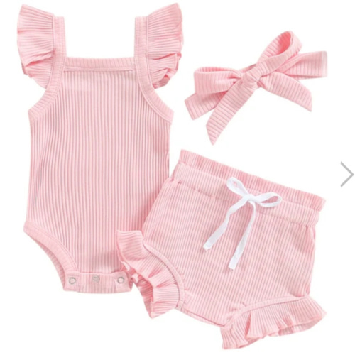 SOLEIA Summer Ruffle Outfit - Hazel & Bo