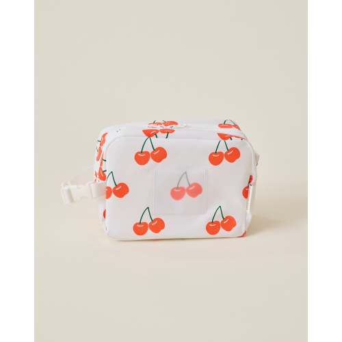 Baby Bottle Cooler Bag For Breast Milk Storage Fits Inside Diaper Bag | Blue Wide Stripe - Storq by Kindred Bravely