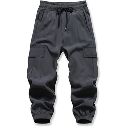Baby Boys Cargo Joggers Pants Toddler Quick Dry Lightweight Hiking Pants Kids Pull On Sweatpants