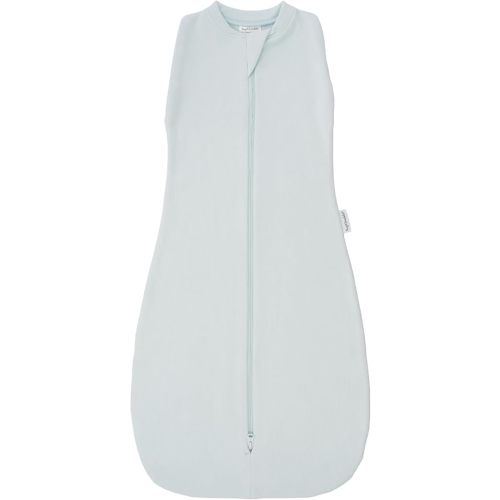 Tiny Twinkle Baby Sleep Sack 6-12 Months 1.0 TOG, Cotton & Elastane Wearable Blanket, Swaddle Transition Micro-Fleece, Machine Washable (Ice Blue)