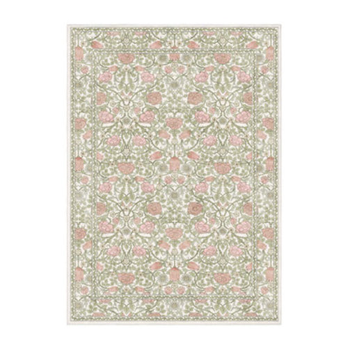 August Grove® Vintage Floral Washable Rug for Bedroom, Living Room, Dining Room | Wayfair