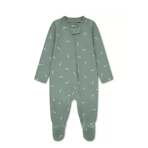 Baby Boys' and Girls' Printed Viscose Footed Coverall
