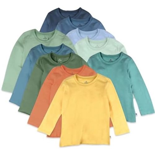 HonestBaby Baby Long Sleeve T-Shirts (10-Pack)
