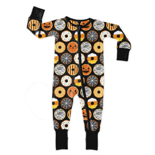 Halloween Krispy Scream Donuts Bamboo One Piece Zippy Pajamas – Witching Hour Baby