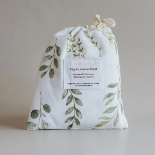Regular Bassinet Waterproof Sheet - Fern Gully – Cloth Bums
