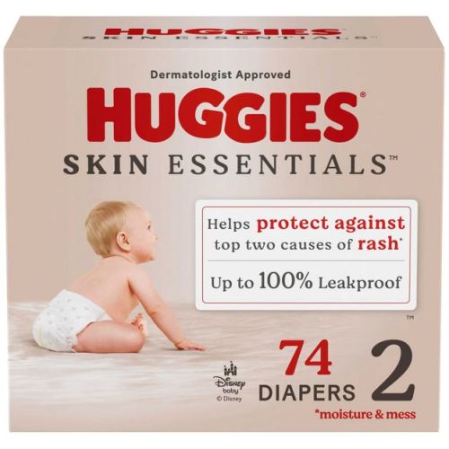 Huggies Skin Essentials Luxury Diapers – (Select Size and Count)