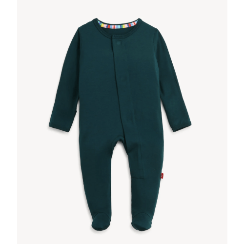Magnetic Me Footie | Green | 0-3M or 3-6M