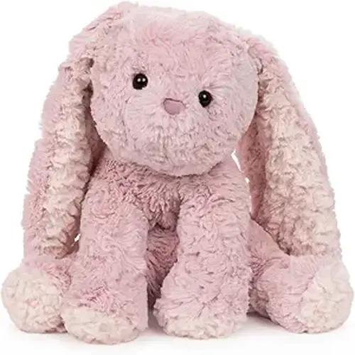 GUND Cozys Collection Bunny Stuffed Animal, Spring Decor, Plush Bunny for Ages 0 and Up, Pink, 10"