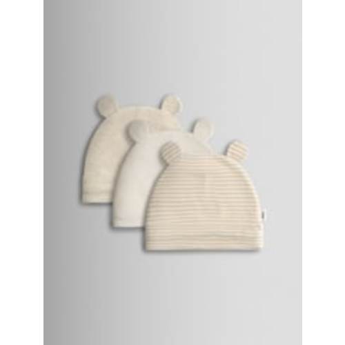Buy JoJo Maman Bébé Natural 3-Pack Bear Hat from Next USA