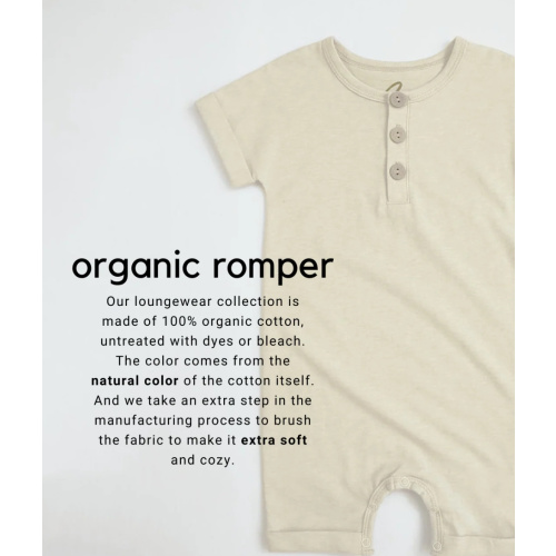 Organic Romper | minimalist bb: capsule wardrobe for little ones