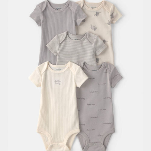 Baby 5-Pack Elephant Multipack Bodysuits | Carter’s Oshkosh Canada
