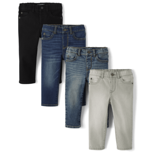 Baby And Toddler Boys Skinny Jeans 4-Pack - Multi
