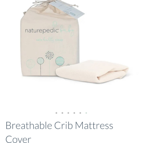 EXTRA Breathable Crib Mattress Cover