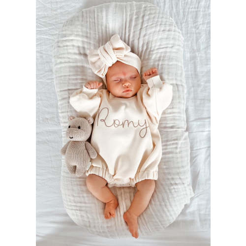 BUBBLE ROMPER - BUTTER