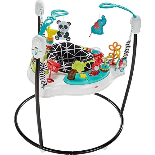 Fisher-Price Animal Wonders Jumperoo, White 1 Count (Pack of 1)