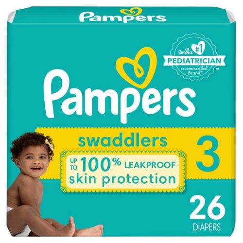 Pampers Swaddlers Disposable Diapers - (Select Size and Count)
