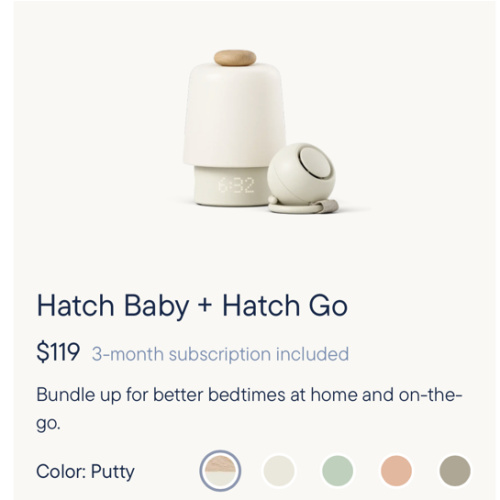 Hatch Baby + Hatch Go Bundle