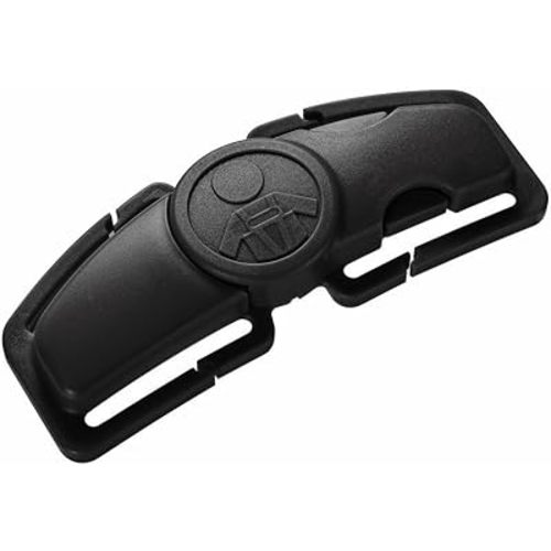 Child Car Seat Chest Harness Clip Replacement, 5-Point Harness Strap Positioning Clip for Baby, Toddler, Stroller, Booster Seat & High Chair, Black, Rectang (6.93" x 3.98" x 0.87")