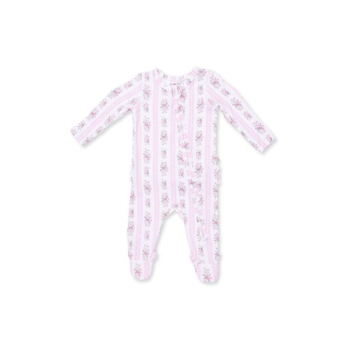 Kids' Bella Rose Stripe Footie