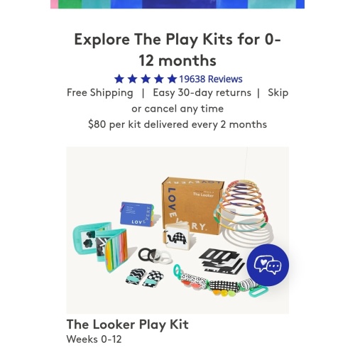 Play Kits for your baby’s first year | Toys for babies | Lovevery subscription