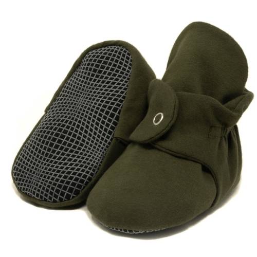 Khaki Unisex Cotton Baby Bootiesstay on Baby Bootiesnon Slip - Etsy