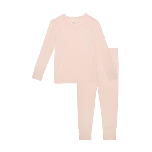 Posh Peanut Girls Pajamas - Soft, Viscose from Bamboo PJs for Kids - Matching, Long Sleeve Toddler Pajamas for Girls