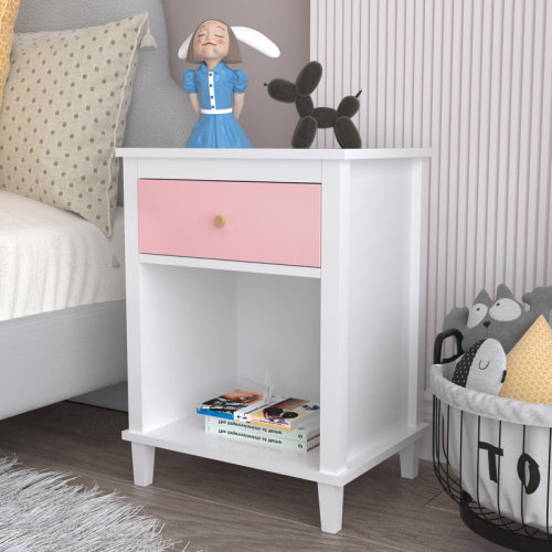 FAMIKITO 1 - Drawer Kids Nightstand & Reviews | Wayfair