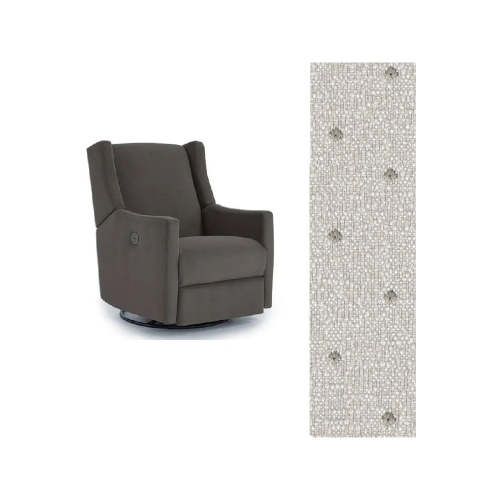 Storytime by Best Chairs Lillian Power Swivel Glider Recliner – Bambi Baby