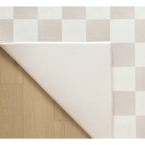 Padded Play Mat - Checkers & Herringbone