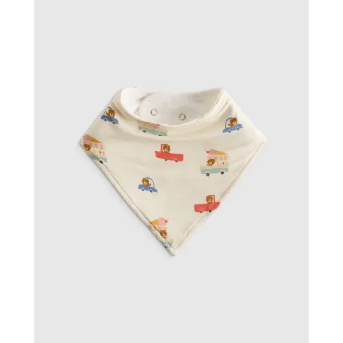 Baby Bamboo Bib in Ice Cream Bears